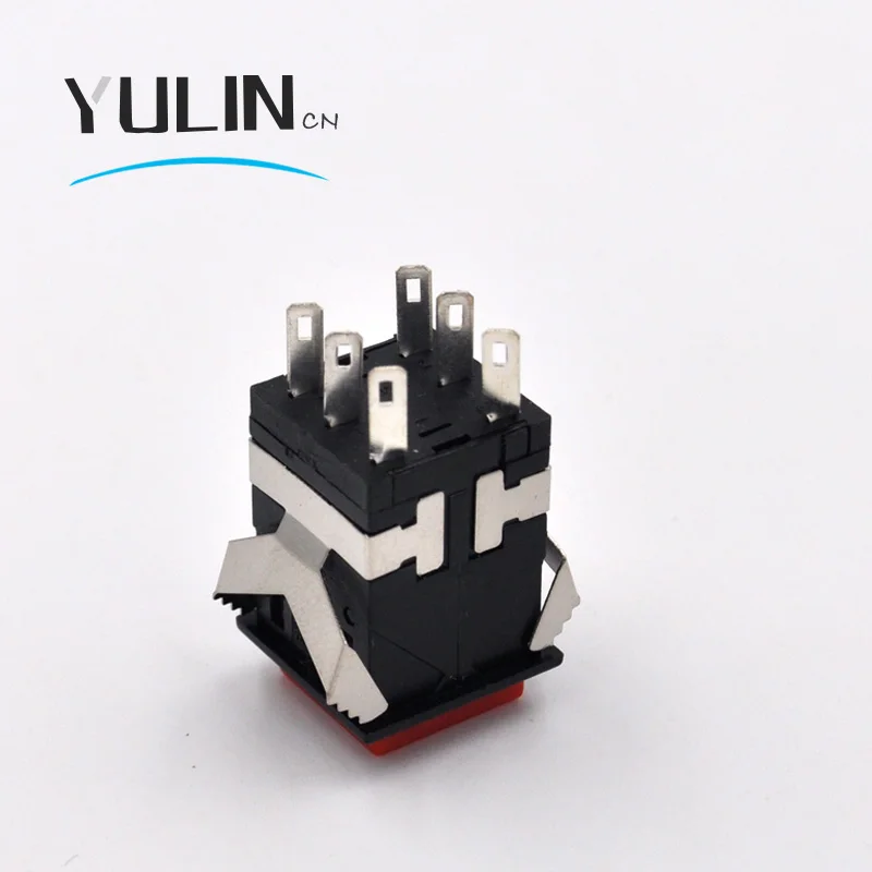 5 шт./лот KD2 24 самосброс переключатель 3A/250V 6A/125V защелкивающаяся 2NO2NC мгновенная