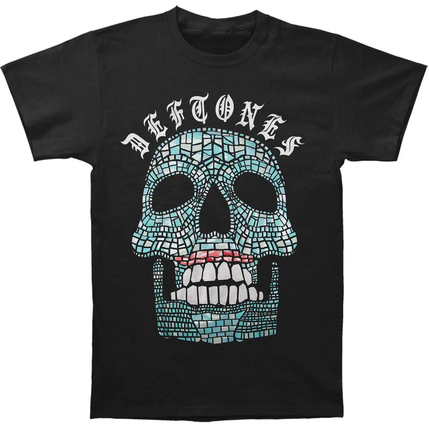 

Deftones Men's Jade Skull T-Shirt Black Men T Shirt Short Sleeve Print Casua Print T Shirt for Men 2018 Top Tee Plus Size