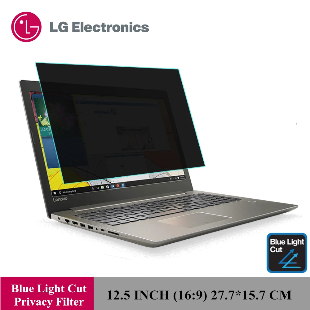 

12.5 inch New Arrival Blue Light Cut Privacy Screen Filter Anti-Glare Anti-microbial Protective film for 16:9 Laptop 277mm*157mm