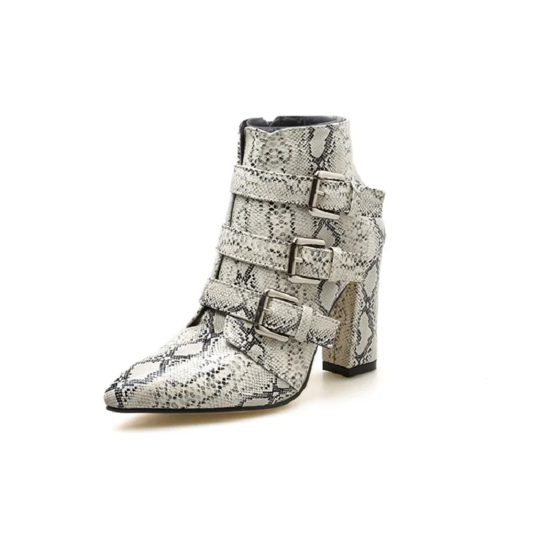 Botas Grueso Señalado Estados Hebilla De Serpiente 1129 Los Unidos Con Europa Invierno Ljj Las 2018 Y Nueva Mujeres Cinturón 7anq1