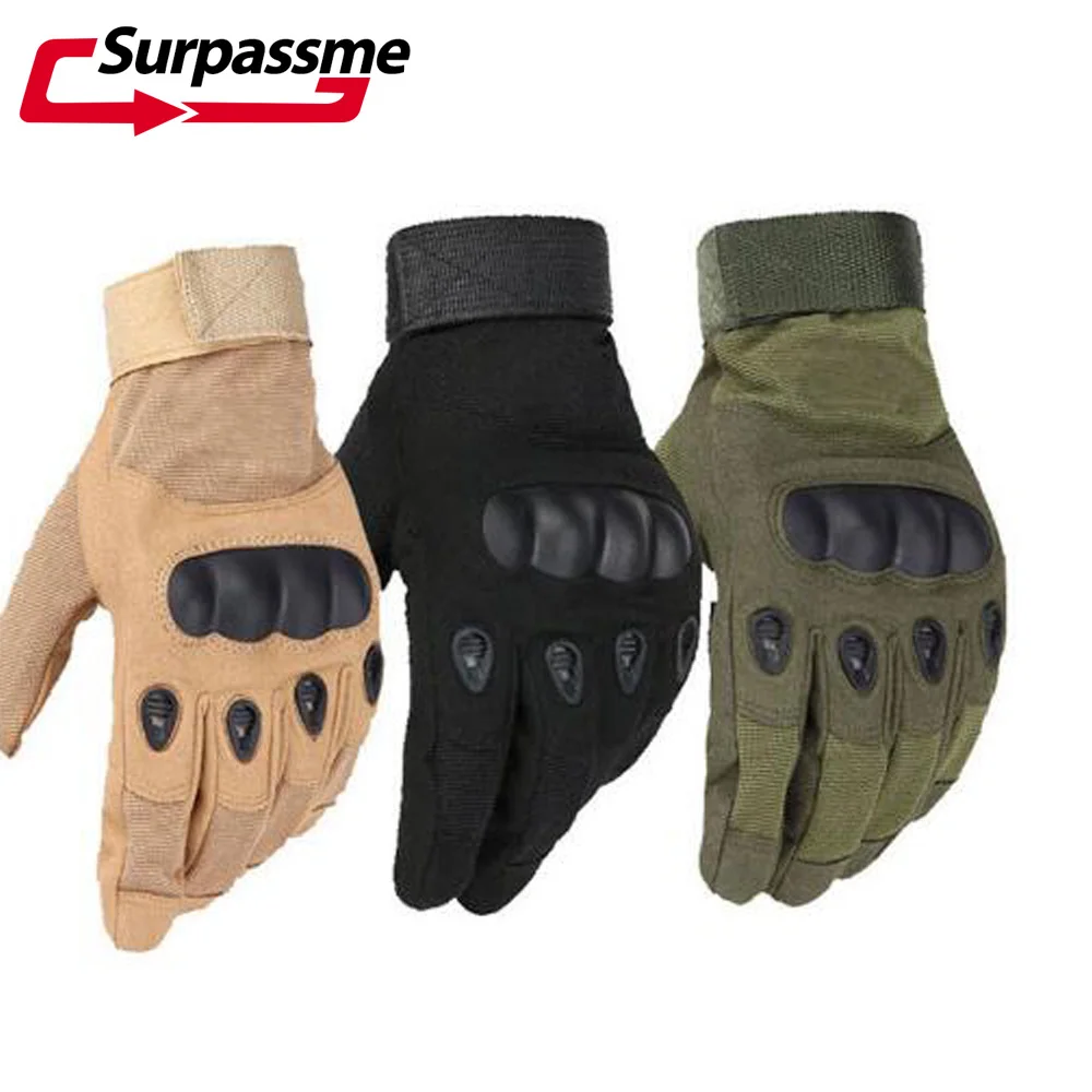 

Breathable Full Finger Motorcycle Gloves Leather Racing Motocross Biker Motorbike Moto Outdoor Sports Military Tactical Women