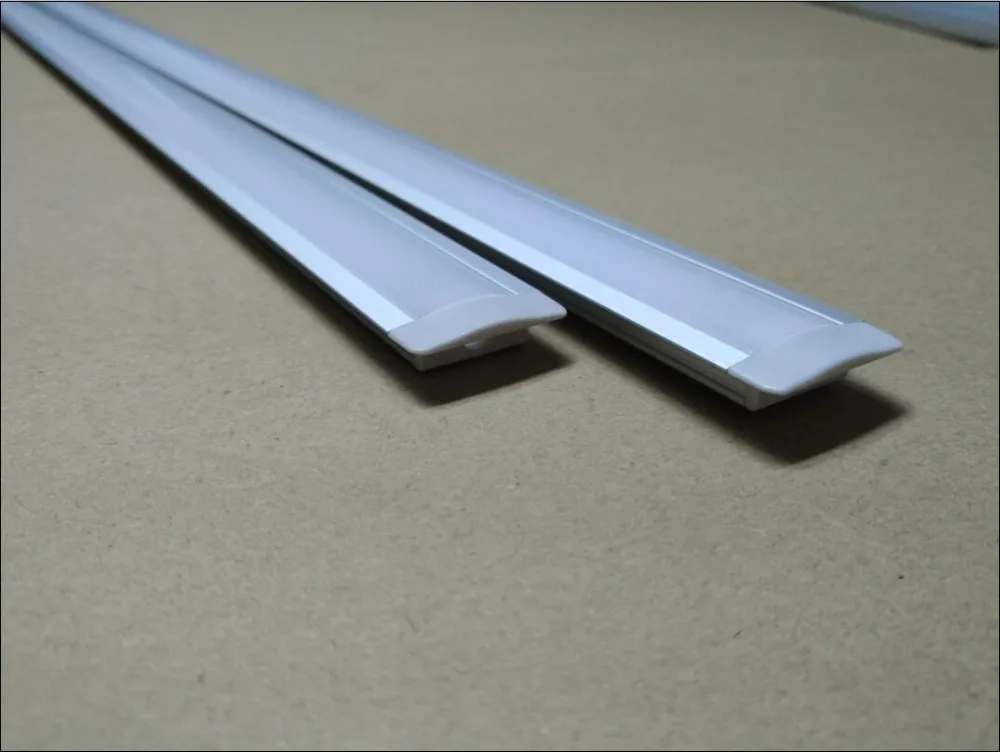 Топ Модный светодиодный алюминиевый профиль светодиодный бар супер тонкий канал встраиваемый алюминиевый профиль с крышкой и концами