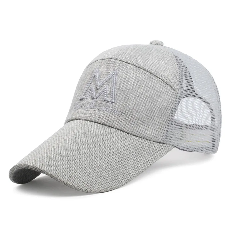 Dropshipping Лето Для Мужчин's Sun Hat Открытый ВС Бейсбол Net Кепки дышащая