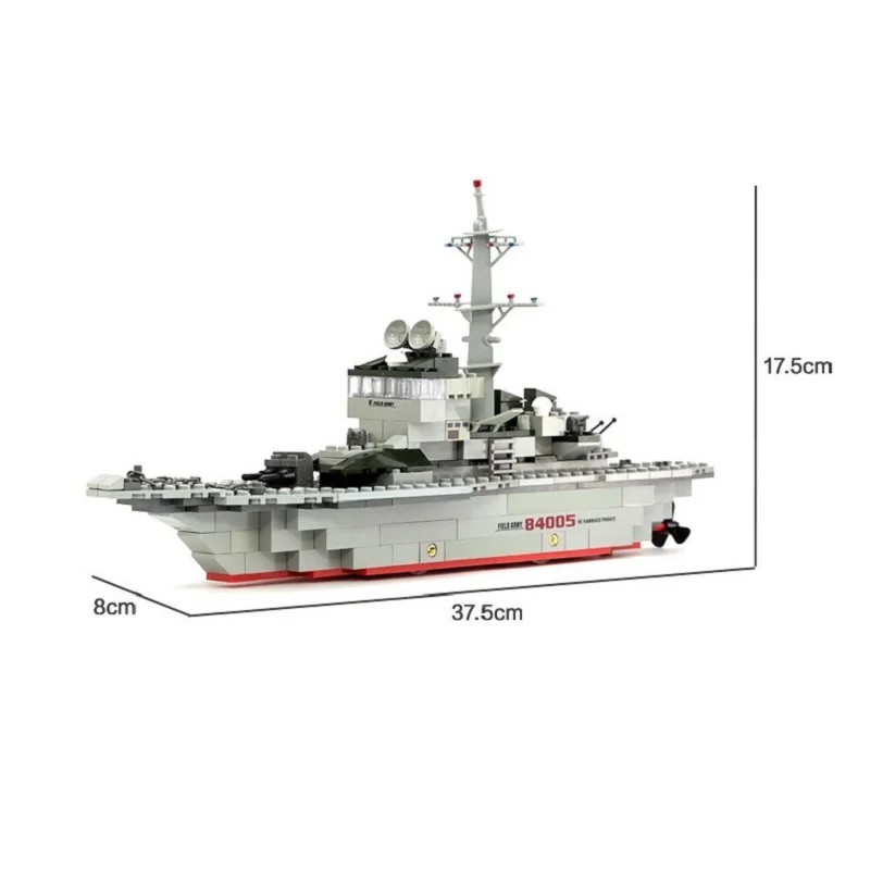 KAZI 84005 288 шт. военный фрегат строительные блоки раннего образования DIY Кирпич