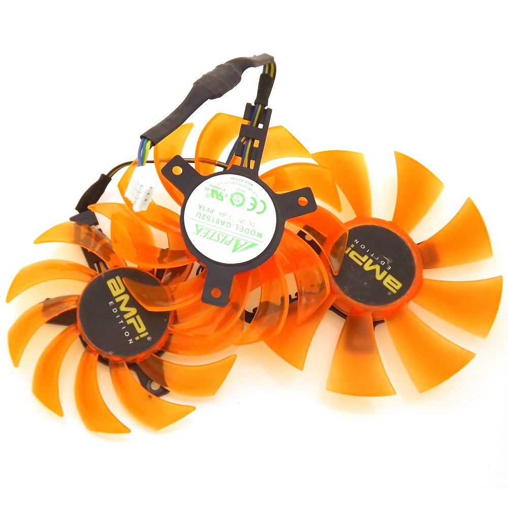 Бесплатная доставка 3 шт./лот APISTEK GA91S2H GA81S2U 12 В 4 провода 4Pin для ZOTAC GTX 770 AMP + 780