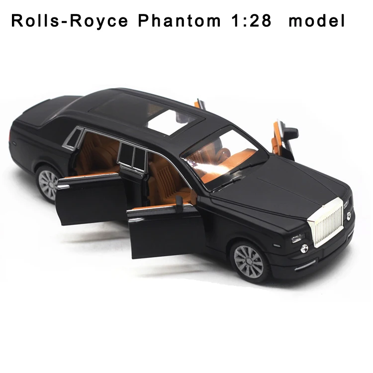 1 28 Extended Rolls Royce Phantom Four Door Alloy Car Model