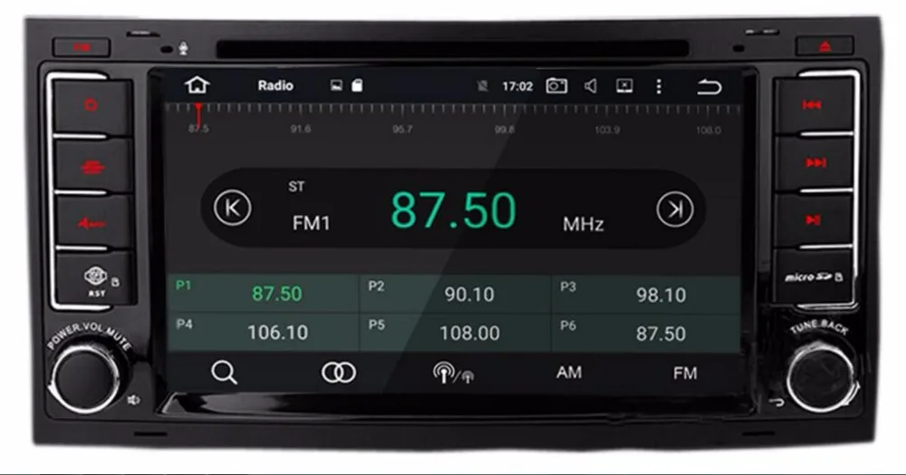 Clearance 2018 7inch 4G RAM Octa 8 Core Android 8.0/Android 2 din Car DVD Player For VW Touareg T5 Transporter GPS Radio Steering wheel 1
