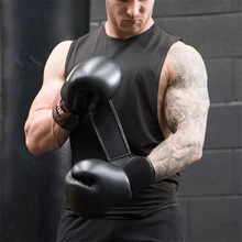 Брендовая новая простая майка для мужчин тренажерные залы безрукавка рубашка открытая сторона пустая одежда для фитнеса хлопковая спортивная одежда майка для мускулистых мужчин