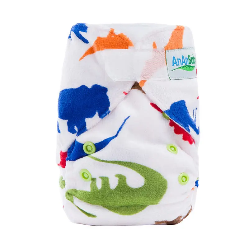 Baby Accessories Cute Animals Printed Cotton Diapers Washable Baby Diapers BH
