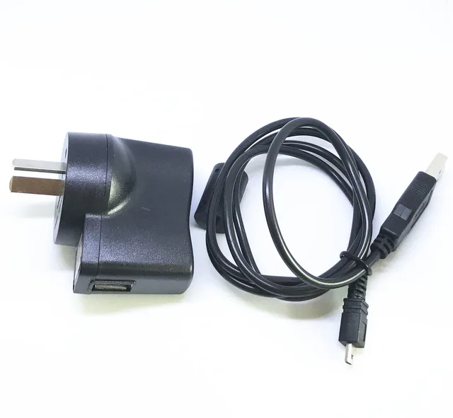 USB AC/DC Power Adapter Camera Battery Charger + PC Cord for BENQ AE220