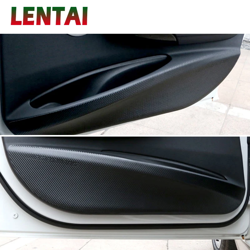 

LENTAI Auto Dust Proof Door Cushion Anti Kick Pad Mat Stickers Car-styling For BMW F30 F31 3 Series M Performance Accessories