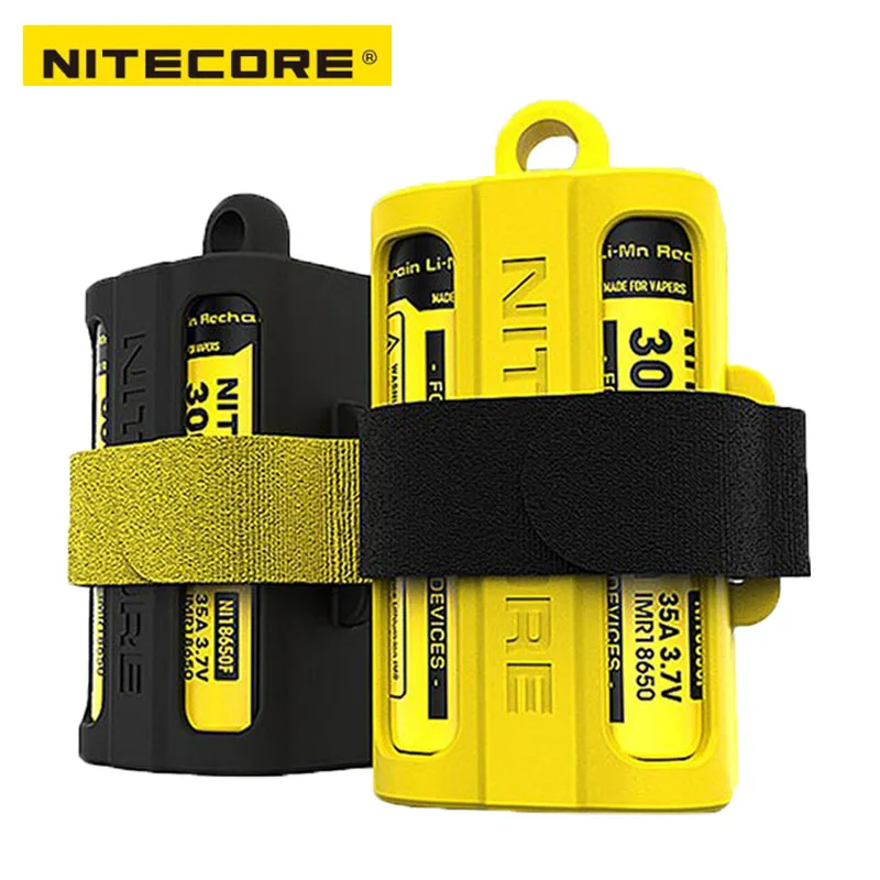 Nitecore NBM40 силиконовый чехол держатель ящик для хранения Портативный Батарея