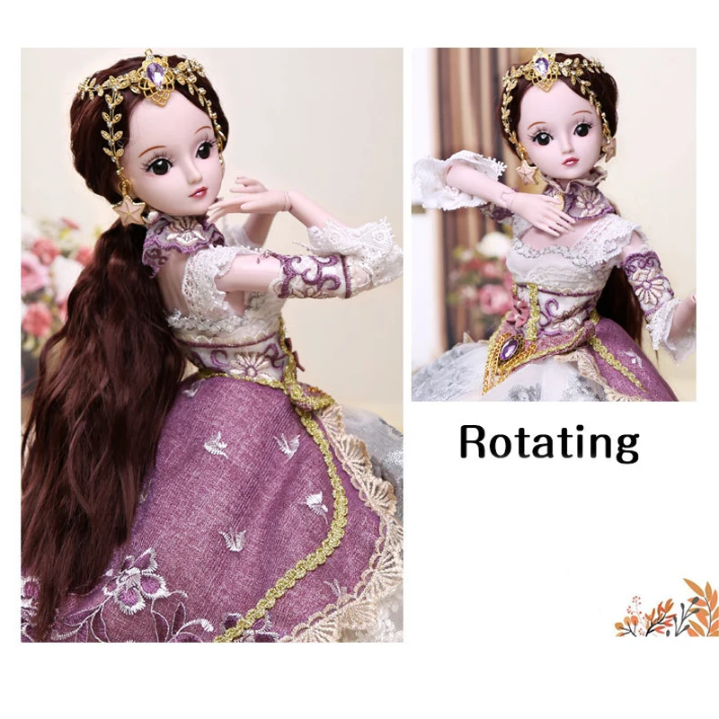 Кукла для девочек танцев 60 см большая 1/3 Bjd полный комплект 19 шарнирных подарочных