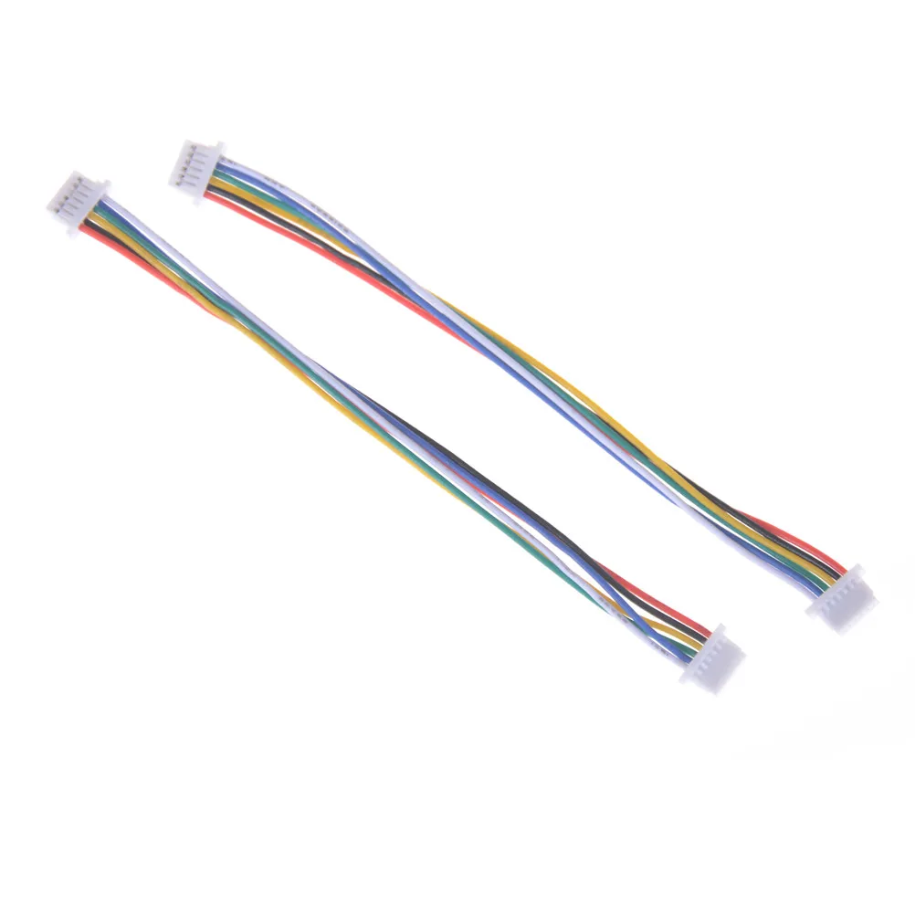 5 шт./лот мини микро SH 1,0 мм 6-Pin JST двойной разъем провода, кабели 100 мм