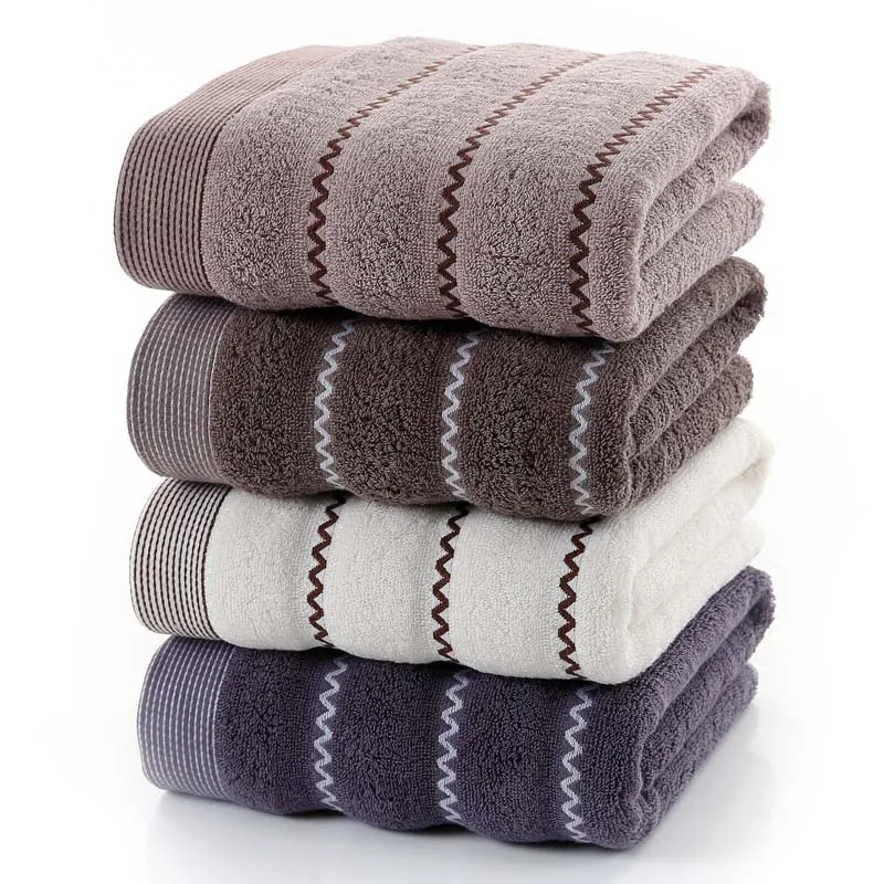 Cotton Absorbent Terry Adult Bath Towel Outdoor Large Sports Quick Dry
