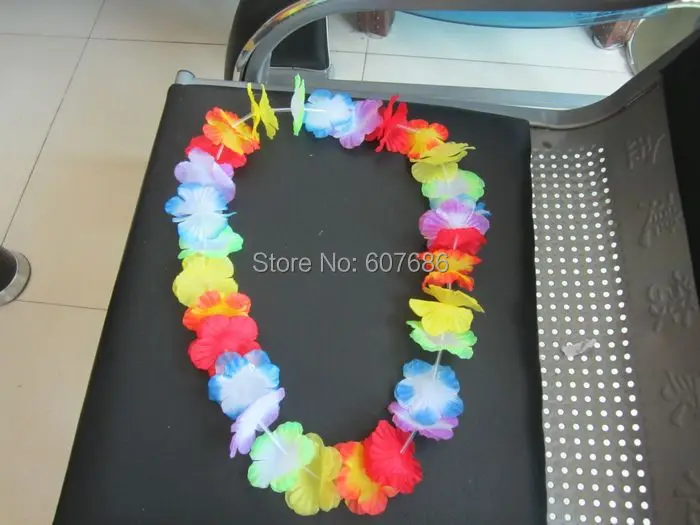 Wholesale 90 Pieces Assorted Kauai Leis Hawaii Flower Lei Dacron Leis