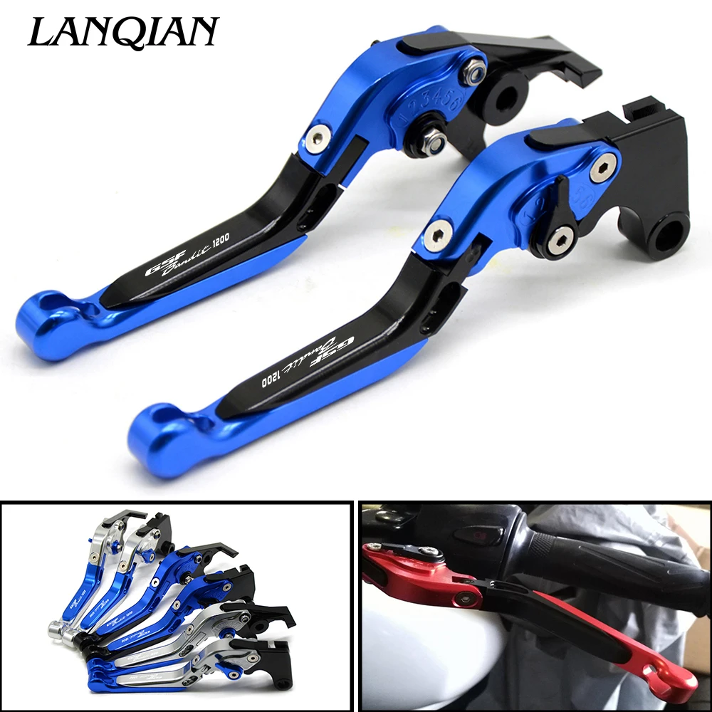 

Motorcycle Adjustable Folding Extenable Brake Clutch Levers For SUZUKI GSF 1200 GSF1200 BANDIT 2001-2006 2002 2003 free shipping