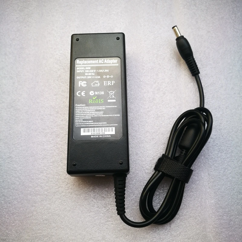 Блок питания для ноутбука Lenovo B560 B570 B580 B940 E46A G455 G460 G460A G465 G480 G485 20 в 4 5 А 90 Вт|laptop ac