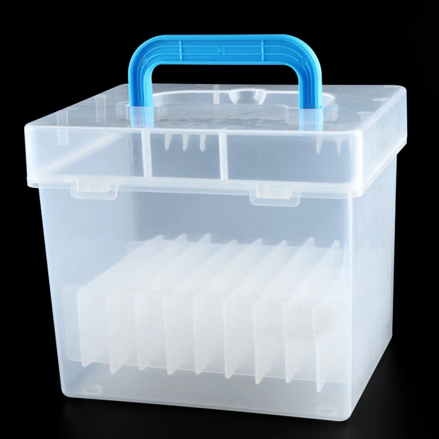 

Behogar Transparent 80-Slots Portable Waterproof Markers Pens Storage Case for Mark Home office Desk Organizer