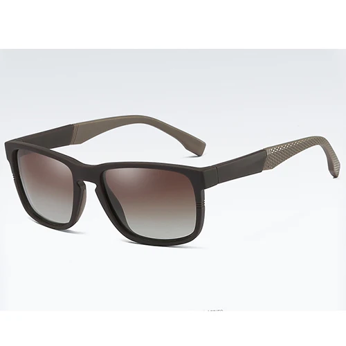 Новинка TR90 HD поляризованные весенние солнечные очки с шарнирами для мужчин/женщин винтажные очки Аксессуары Солнцезащитные очки для мужчин oculos de sol - Цвет линз: brown