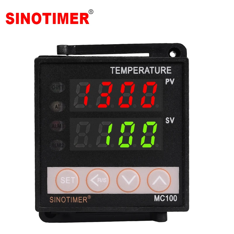

12V/24V Relay SSR Output PT100 K Thermocouple Input PID Temperature Controller Thermostato Digital for Cooling and Heating MC100