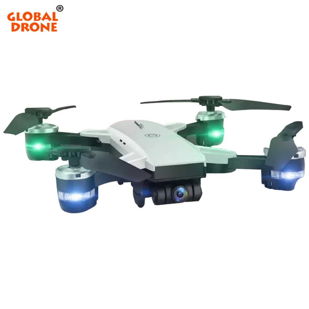 

Global Drone RC Quadrocopter with Modular Batteries Foldable Arm Altitude Hold Selfie Drone with Camera Live Video FPV Wifi Dron