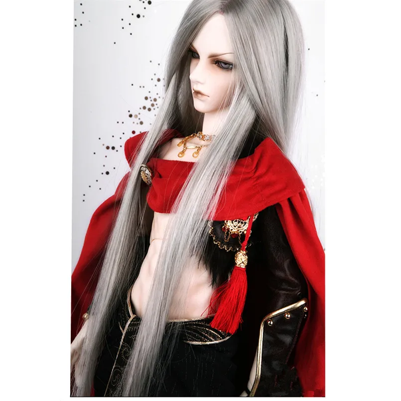 1/3 1/4 1/6 BJD парик высокая Температура Провода кукла для Куклы длинные прямые