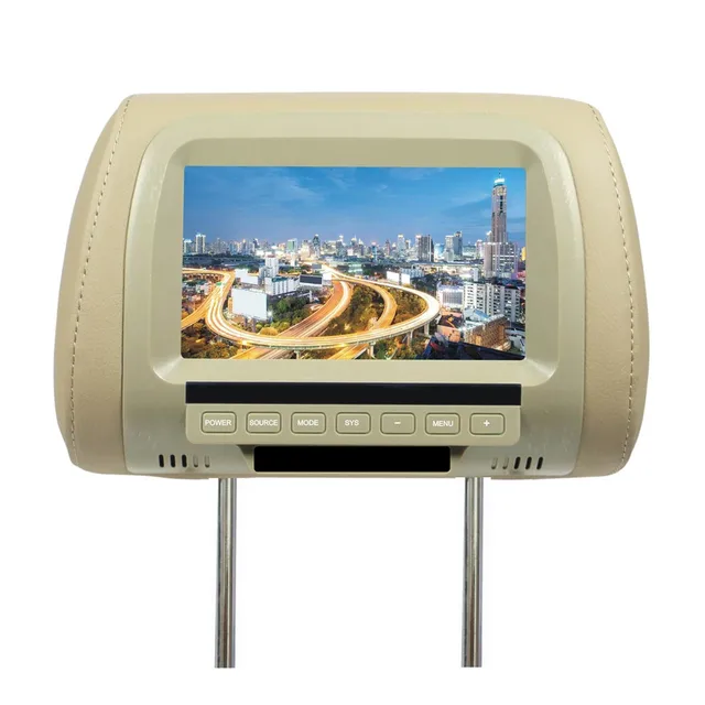 High quality Factory direct 7 inch TFT LED screen pillow monitor DC 12V