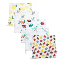 Muslinlife квадратное одеяло 28*28 см дышащая мягкая мочалка 6 слойный муслин полотенце носовые платки, полотенца для новорожденных кормящих