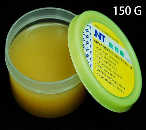 

Solder Flux Soldering Paste NT ZJ-18 150g Yellow paste Advance Quality Solder Flux Soldering Paste High Intensity Free Rosin