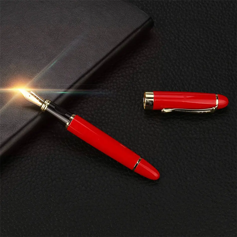 JIN HAO матовая роскошная черная Авторучка JinHao X750 0 5 мм дополнительный тонкий