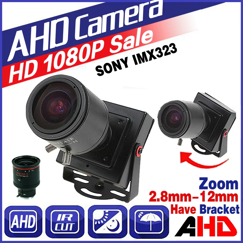 2.8mm-12mm Zoom Focusing Full AHD CCTV Mini Camera 720P/960P/1920*1080P HD Digital 2.0MP Small micro metal Surveillance Vidicon 2.8mm-12mm Zoom Focusing Full AHD CCTV Mini Camera 720P/960P/1920*1080P HD Digital 2.0MP Small micro metal Surveillance Vidicon