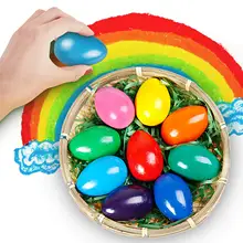 9 Colors Egg Crayons Palm Grasp Crayons for Kids Non Toxic Paint Washable Crayons Baby,Children,Boys Girls