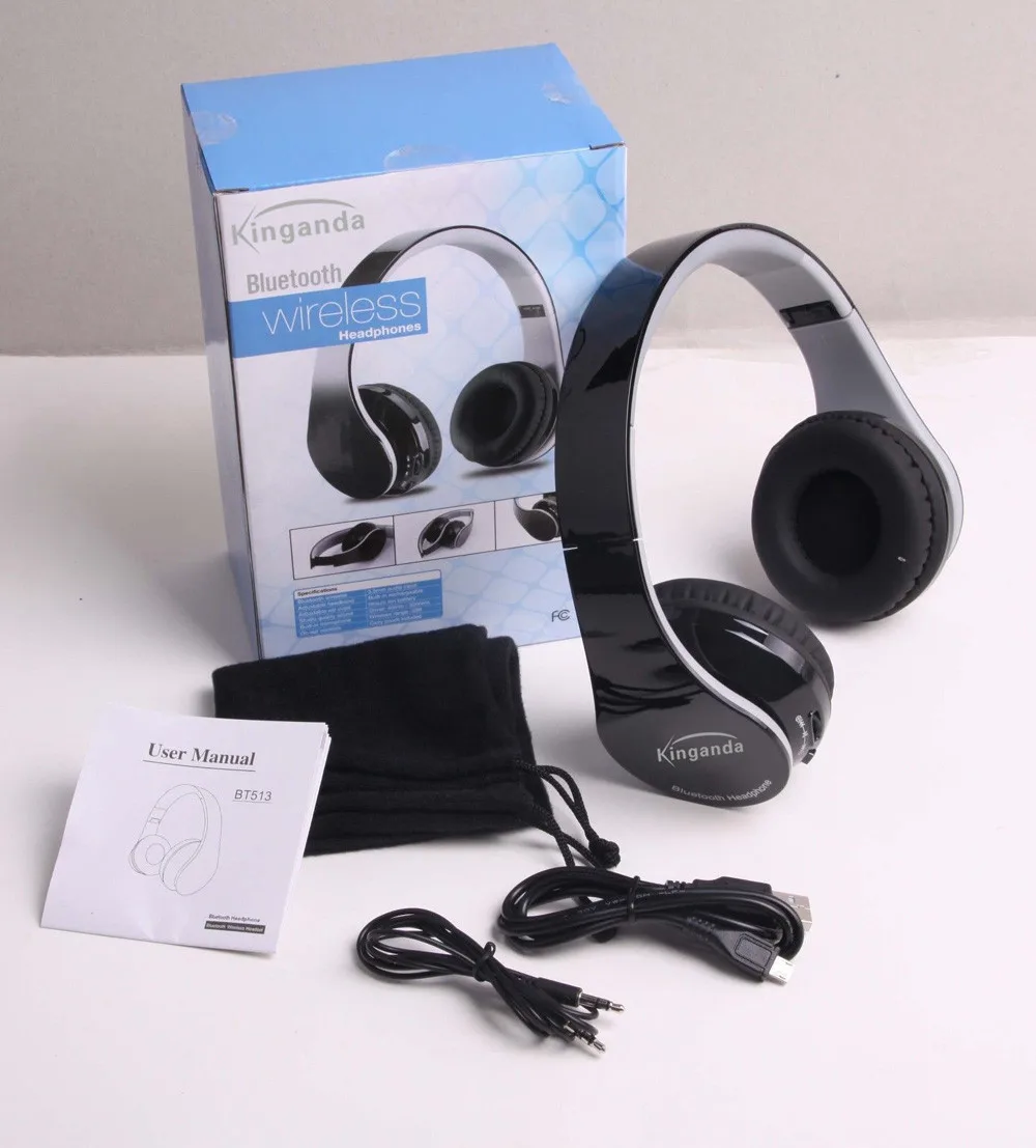 

Wireless Bluetooth Headset 3D Stereo Bluetooth Headphones earphone with dual microphone for Samsung 56#