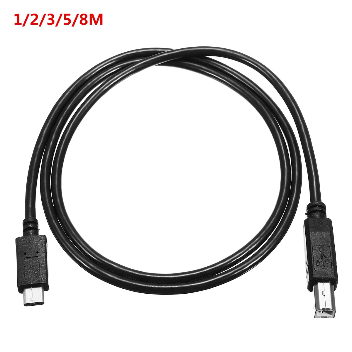 

Good Quality 1/2/3/5/8meter USB3.1 Type C to USB2.0 Printing Cable For Macbook For Huawei Matebook For Chromebook Piex