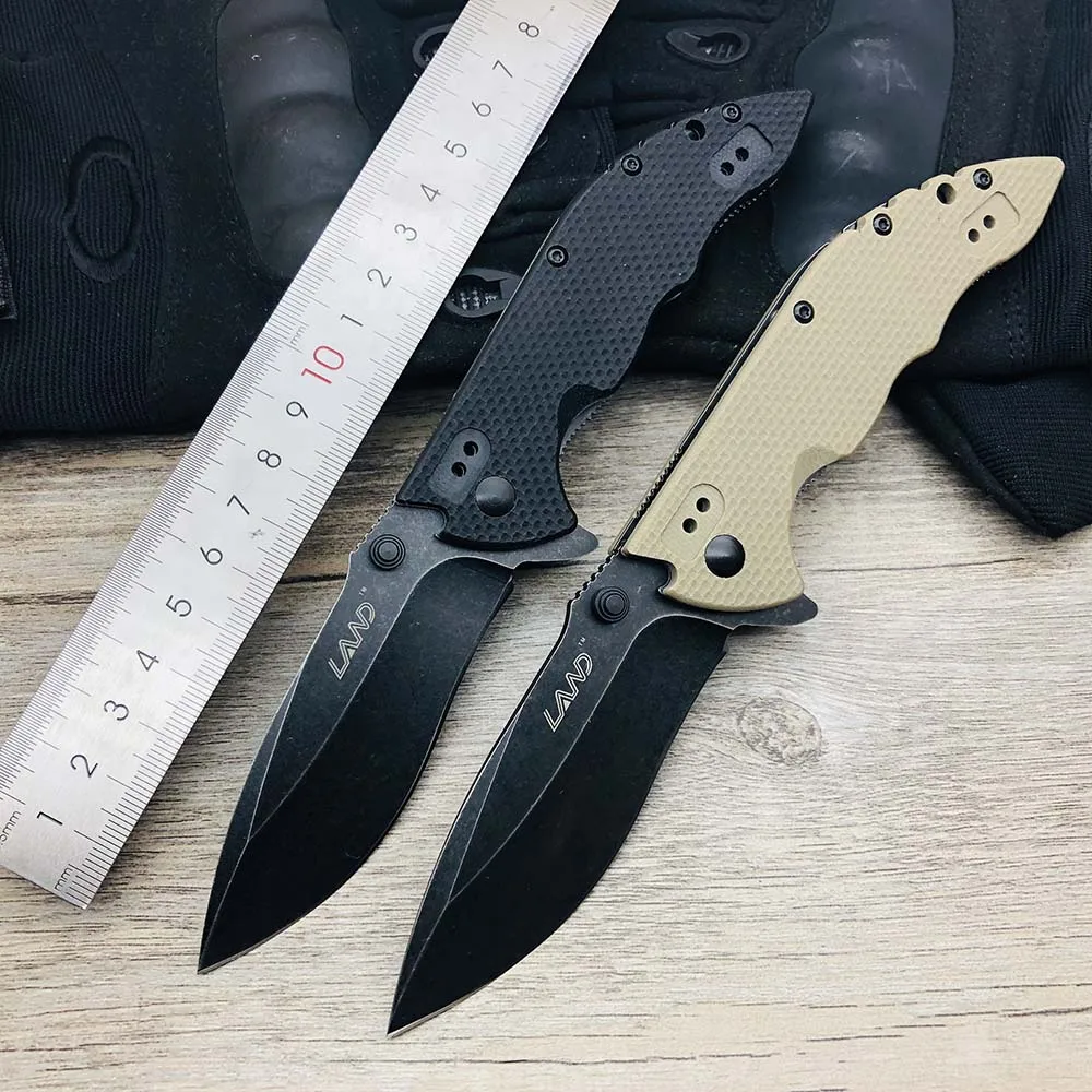 Складной нож Land 9054 12C27 Ручка G10 карманный для повседневного использования