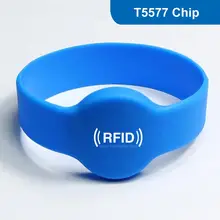 WB02 RFID браслет 125 кГц перезаписываемый Бланк Брелок для ключей с рчид/ключ тег T5577 для контроля доступа к двери