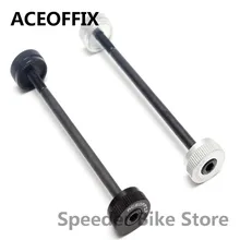 ACEOFFIX 2 colors for Brompton Bike Hub Axis 74mm 100mm Hub Axis slow release quick release high strength
