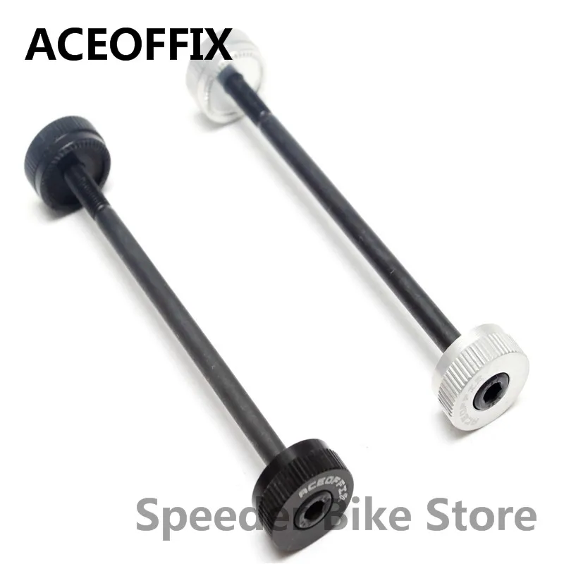 

ACEOFFIX 2 colors for Brompton Bike Hub Axis 74mm 100mm Hub Axis slow release quick release high strength