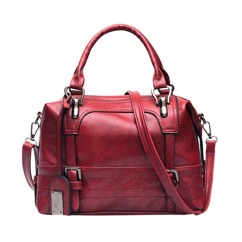 

Boston lady's handbag, large bag, recreational large capacity, one-shoulder slanting shoulder handbag crossbody bags for women