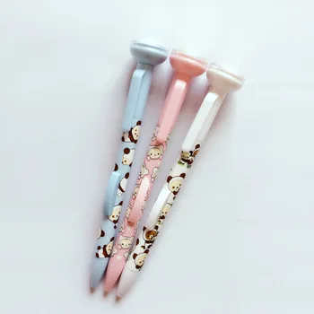 A24 3X Cute Kawaii Side Press Rilakkuma Mechanical Pencils School Office Supply Student Stationery Automatic Pencil
