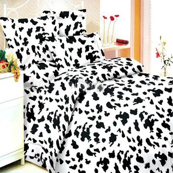 Wongs Bedding Milk Cow Black White Bedding Set 100% Cotton Quilt/Doona/Duvet Cover Sets Twin Full Queen King Size 3PCS 1