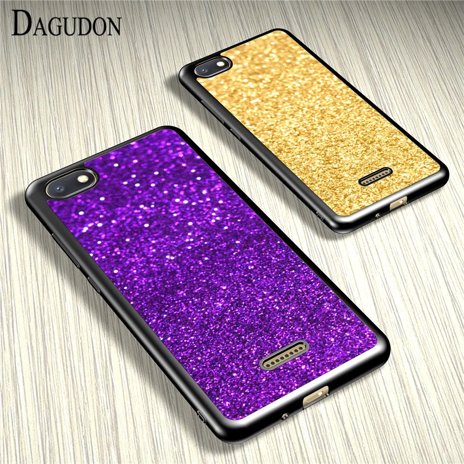Чехол из ТПУ DAGUDON Bling для Xiaomi Redmi 6A чехлы 6 A блестящие мягкие силиконовые ультра