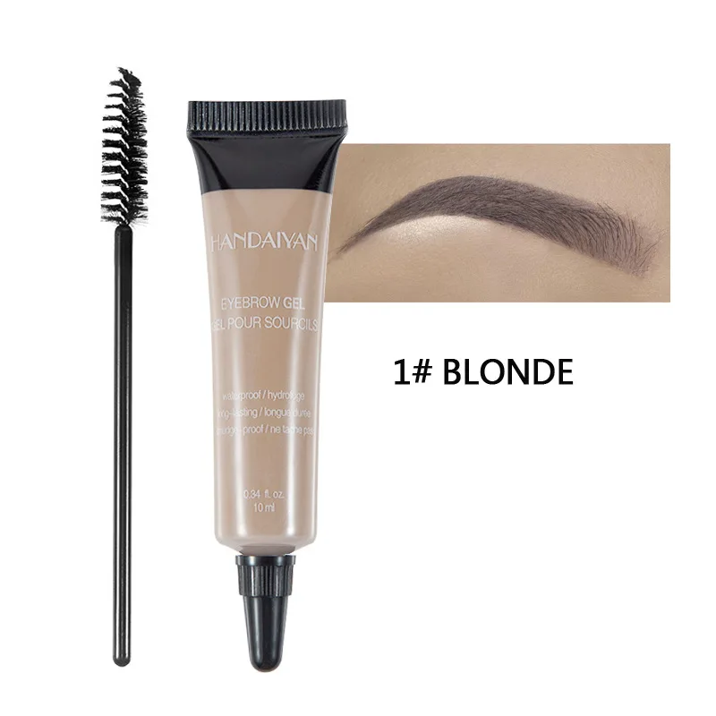 HANDAIYAN Eyebrow Makeup Liuqid Black Brown Henna Eyebrow Makeup Waterproof Eye Beauty Tool Brows Tattoo Eyebrows Gel Cosmetics