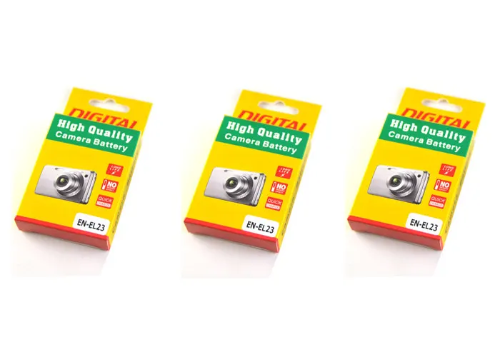 

3pcs/Lot EN-EL23 ENEL23 EL23 Equivalent Camera Batteries for Nikon COOLPIX P600, P610, B700, P900, and S810c Cameras