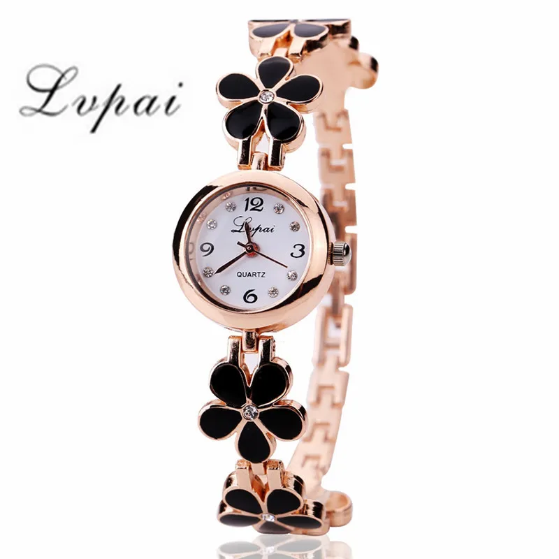 LVPAI Relogios Fashion Modern Montres Femme Women Bracelet Watch Casual Beautiful Hot Sale Luxury Women Watches Relojes Mujer#A - Цвет: Black