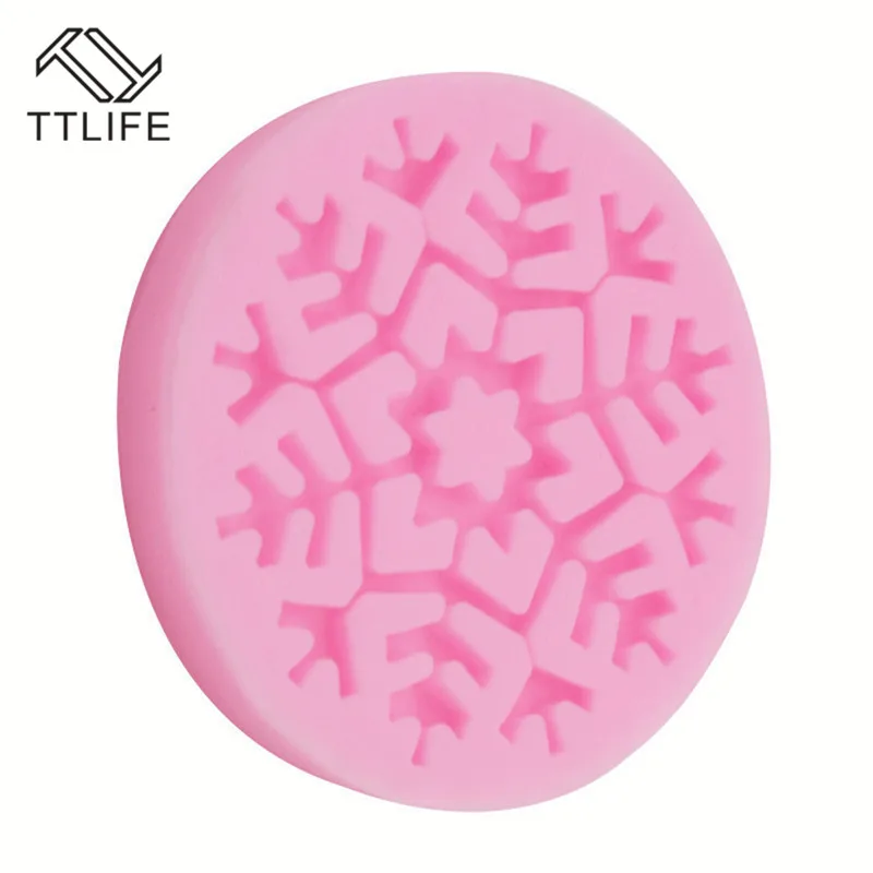 TTLIFE 3D снежинки силиконовая форма кухонные принадлежности для выпечки