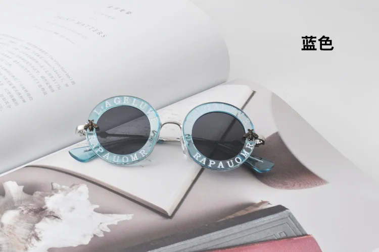 Дизайнерские круглые солнечные очки kinder zonnebril, детские очки UV400, детские летние очки, винтажные милые очки для мальчиков и девочек n297