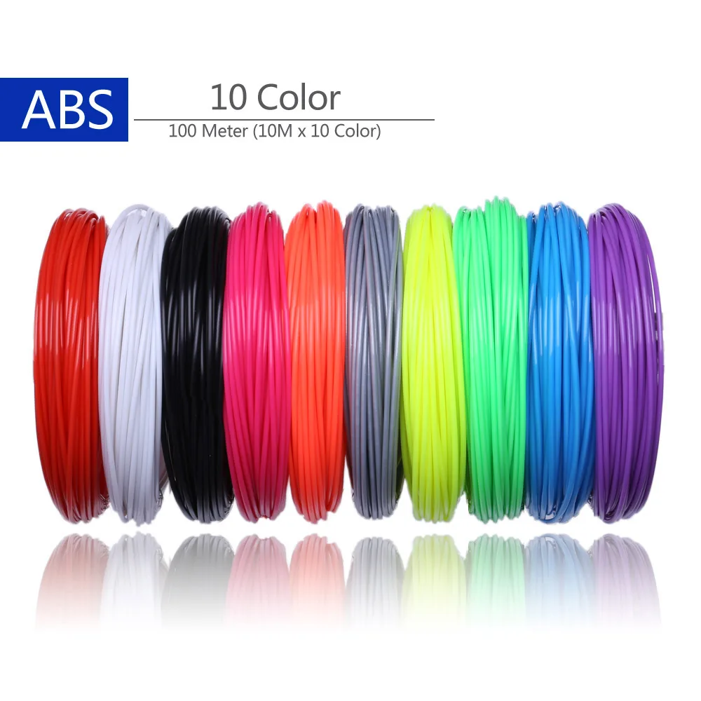 20 لون 200 M أو 10 الألوان 100 متر 3D خيوط طابعة ABS 1.75mm المواد البلاستيكية ل 3D القلم اللعب الرسم و الطباعة الهدايا 20 لون 200 M أو 10 الألوان 100 متر 3D خيوط طابعة ABS 1.75mm المواد البلاستيكية ل 3D القلم اللعب الرسم و الطباعة الهدايا