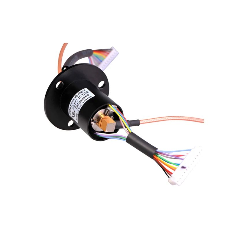 

High Frequency Rotary Joint No Insertion Loss With RF Coaxial Connector Transmitting Multi Types Signals High Speed For Radar